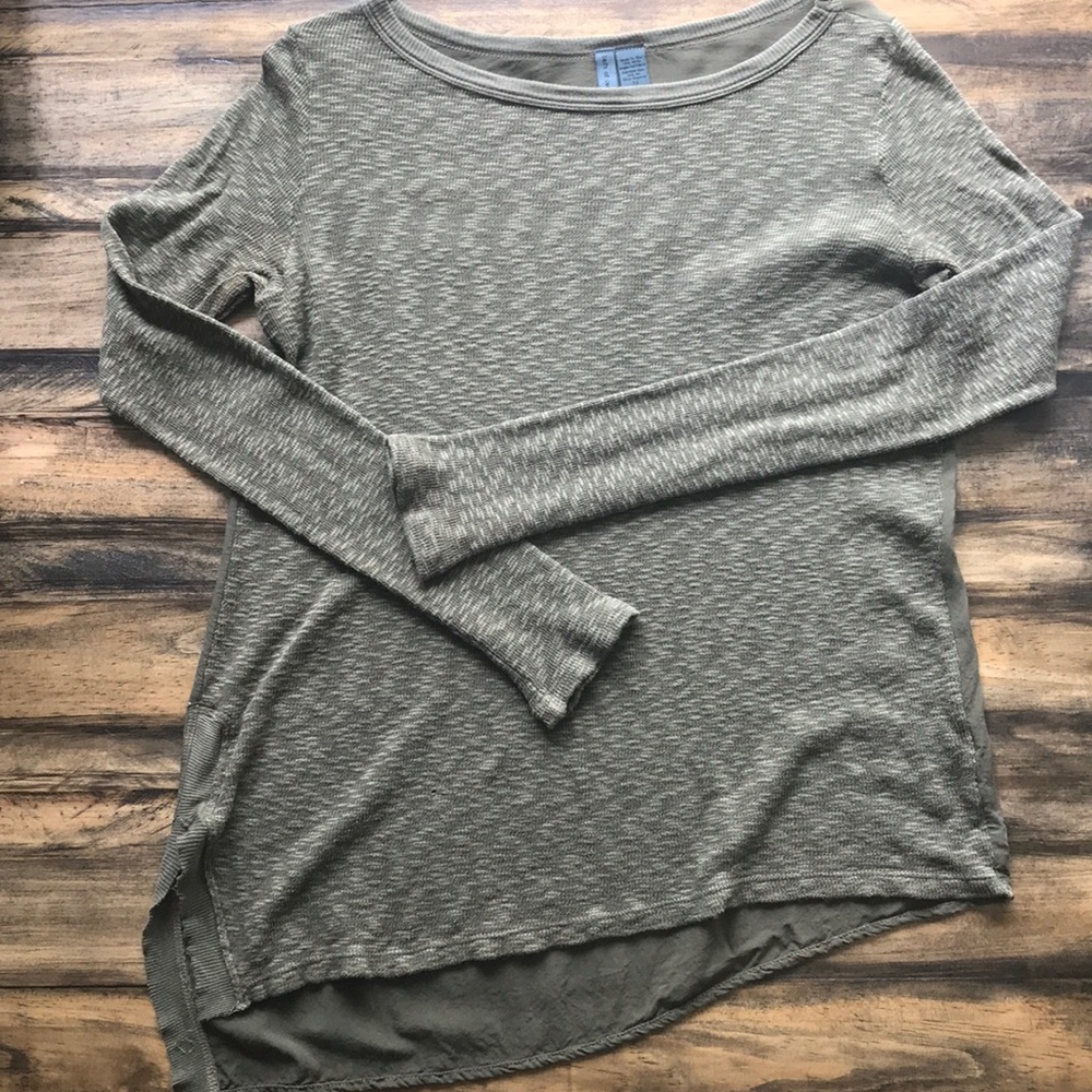 Anthropologie - ‘left of center’ asymmetrical hem